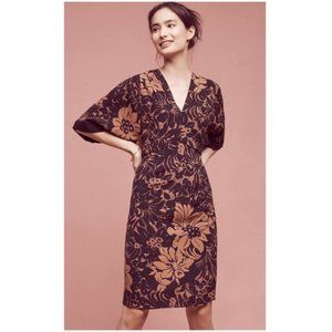 Anthropologie Maeve Mirabilis Floral Kimono Dress Size 6